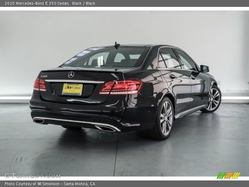 Black / Black 2016 Mercedes-Benz E 350 Sedan