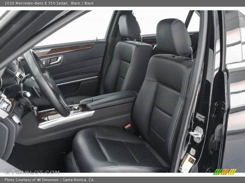 Black / Black 2016 Mercedes-Benz E 350 Sedan