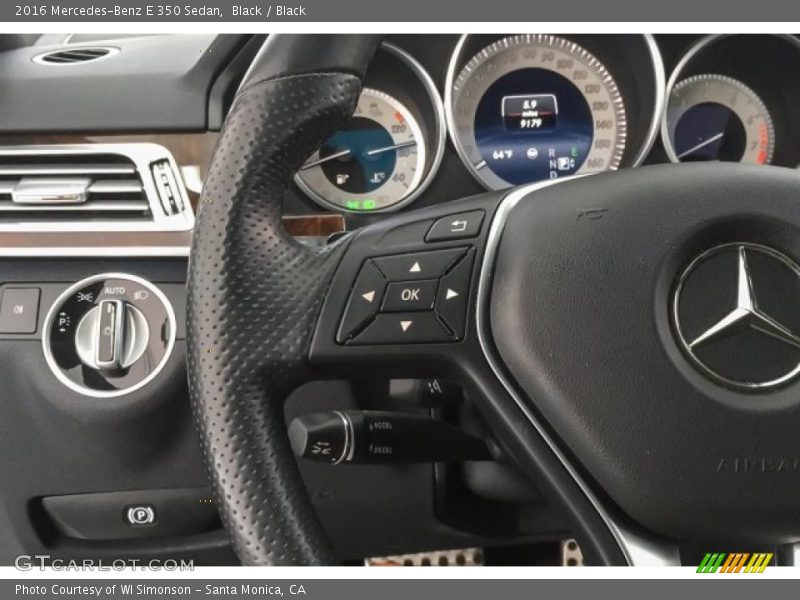 Black / Black 2016 Mercedes-Benz E 350 Sedan