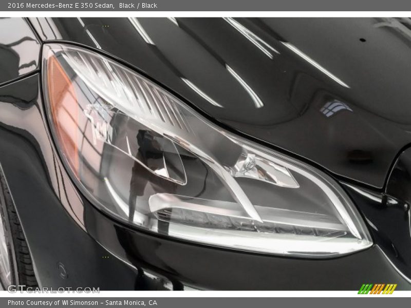 Black / Black 2016 Mercedes-Benz E 350 Sedan