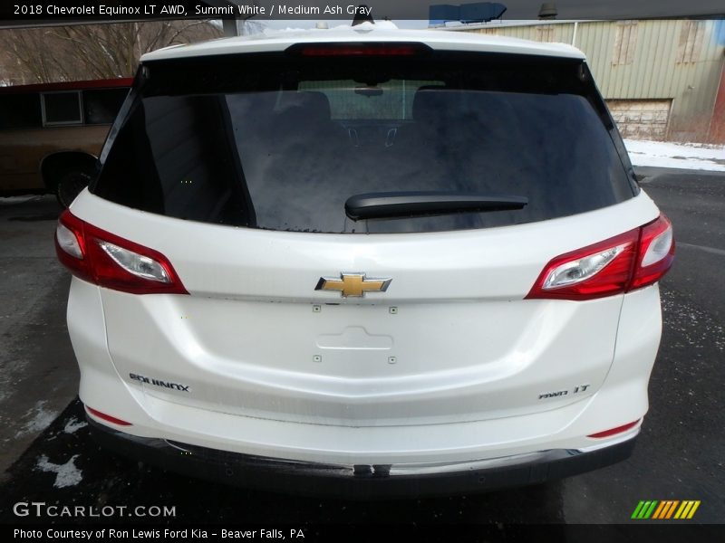 Summit White / Medium Ash Gray 2018 Chevrolet Equinox LT AWD