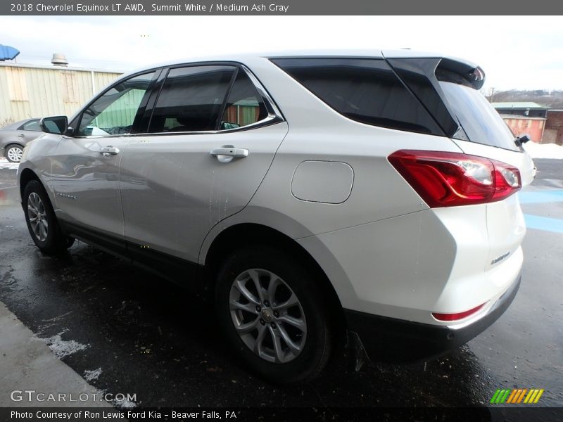 Summit White / Medium Ash Gray 2018 Chevrolet Equinox LT AWD