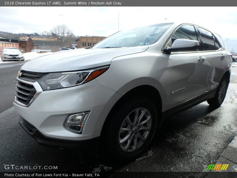 Summit White / Medium Ash Gray 2018 Chevrolet Equinox LT AWD