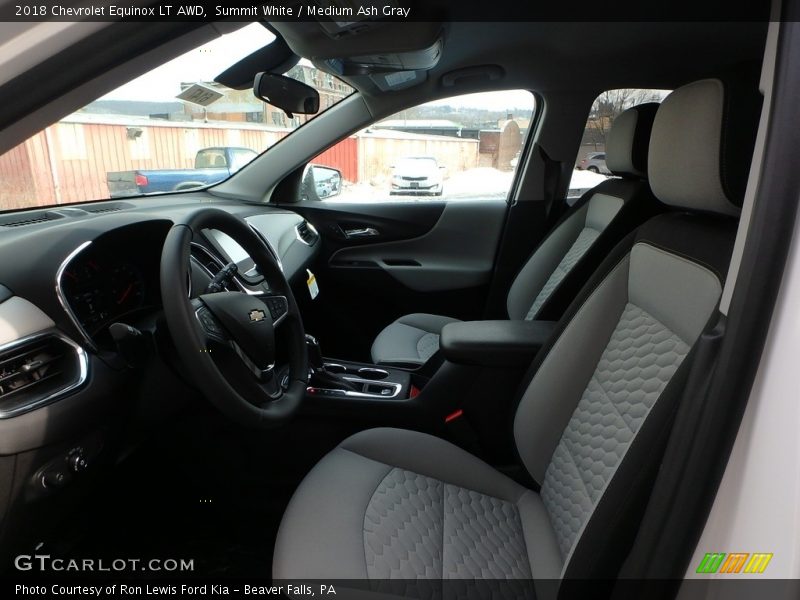 Summit White / Medium Ash Gray 2018 Chevrolet Equinox LT AWD