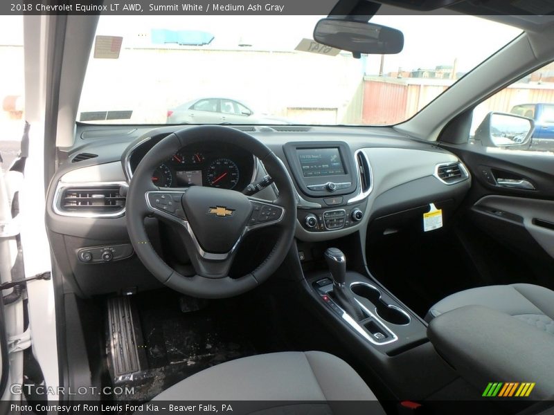 Summit White / Medium Ash Gray 2018 Chevrolet Equinox LT AWD