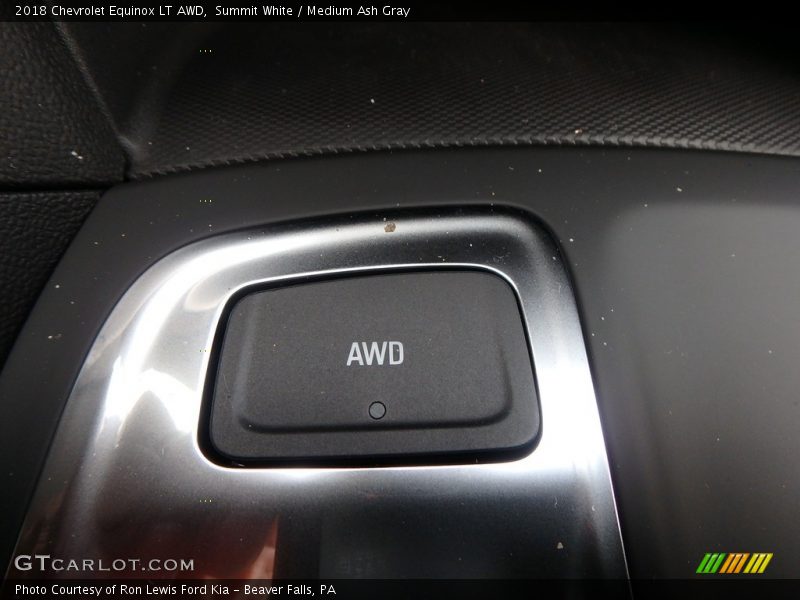 Summit White / Medium Ash Gray 2018 Chevrolet Equinox LT AWD