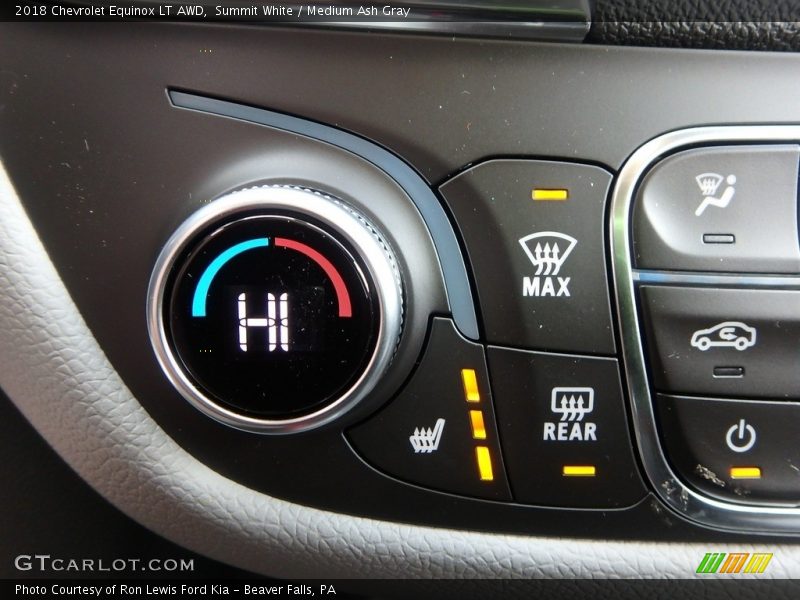 Summit White / Medium Ash Gray 2018 Chevrolet Equinox LT AWD