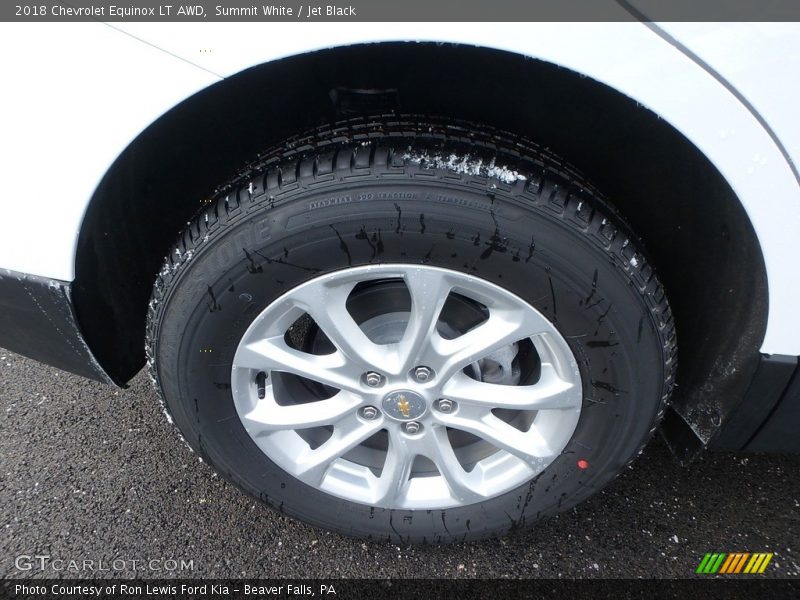 Summit White / Jet Black 2018 Chevrolet Equinox LT AWD