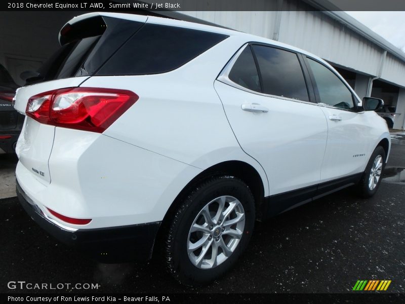 Summit White / Jet Black 2018 Chevrolet Equinox LT AWD