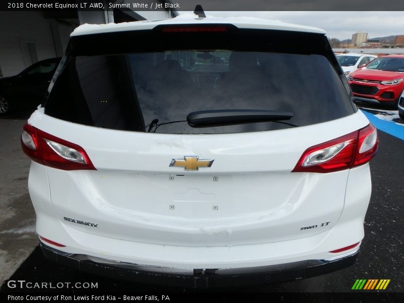 Summit White / Jet Black 2018 Chevrolet Equinox LT AWD