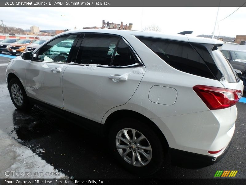 Summit White / Jet Black 2018 Chevrolet Equinox LT AWD