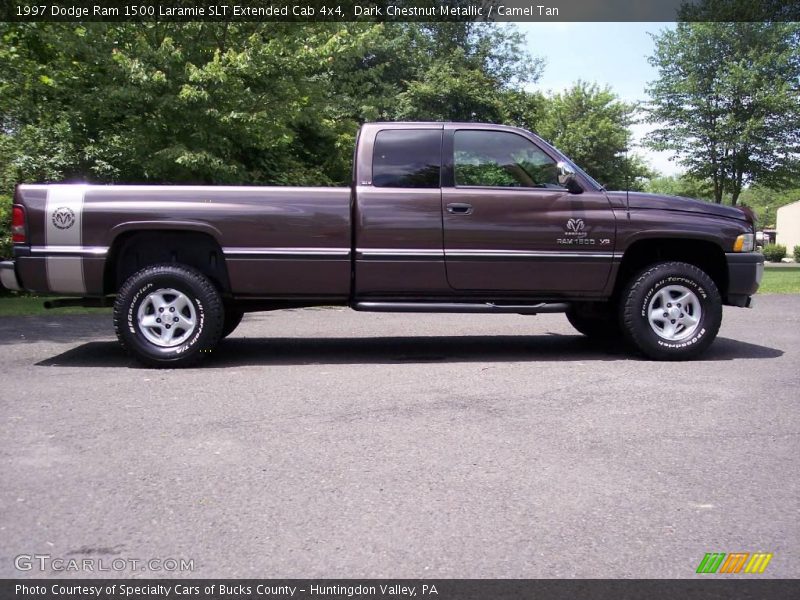 Dark Chestnut Metallic / Camel Tan 1997 Dodge Ram 1500 Laramie SLT Extended Cab 4x4