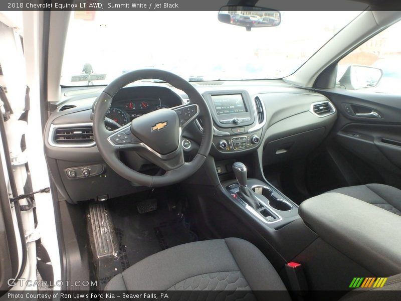 Summit White / Jet Black 2018 Chevrolet Equinox LT AWD