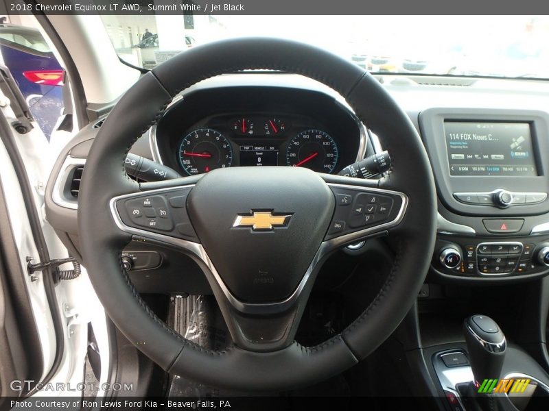 Summit White / Jet Black 2018 Chevrolet Equinox LT AWD