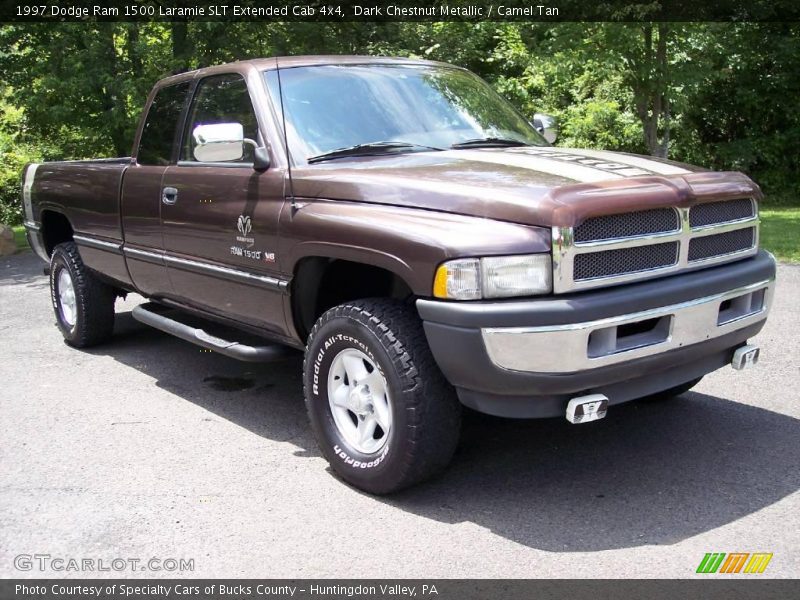Dark Chestnut Metallic / Camel Tan 1997 Dodge Ram 1500 Laramie SLT Extended Cab 4x4