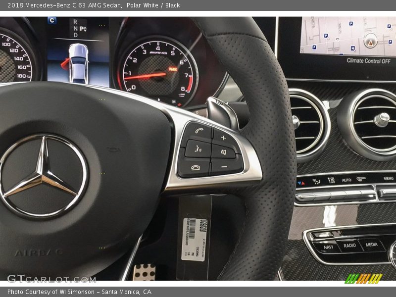 Controls of 2018 C 63 AMG Sedan