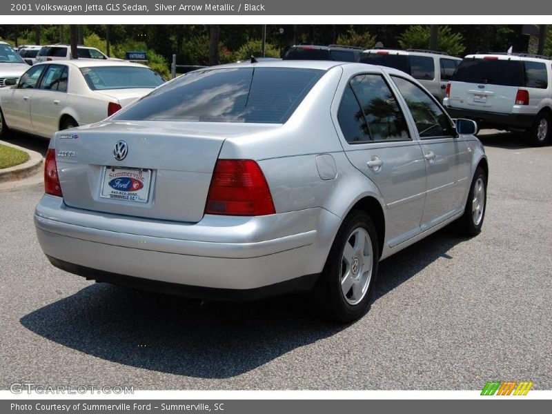 Silver Arrow Metallic / Black 2001 Volkswagen Jetta GLS Sedan
