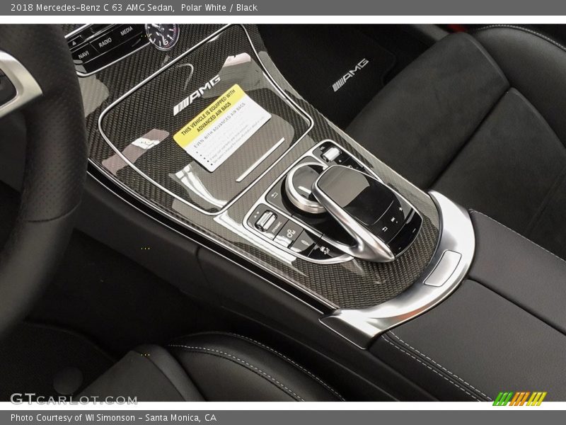Controls of 2018 C 63 AMG Sedan
