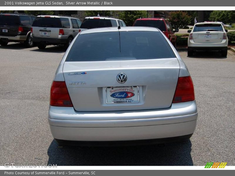 Silver Arrow Metallic / Black 2001 Volkswagen Jetta GLS Sedan