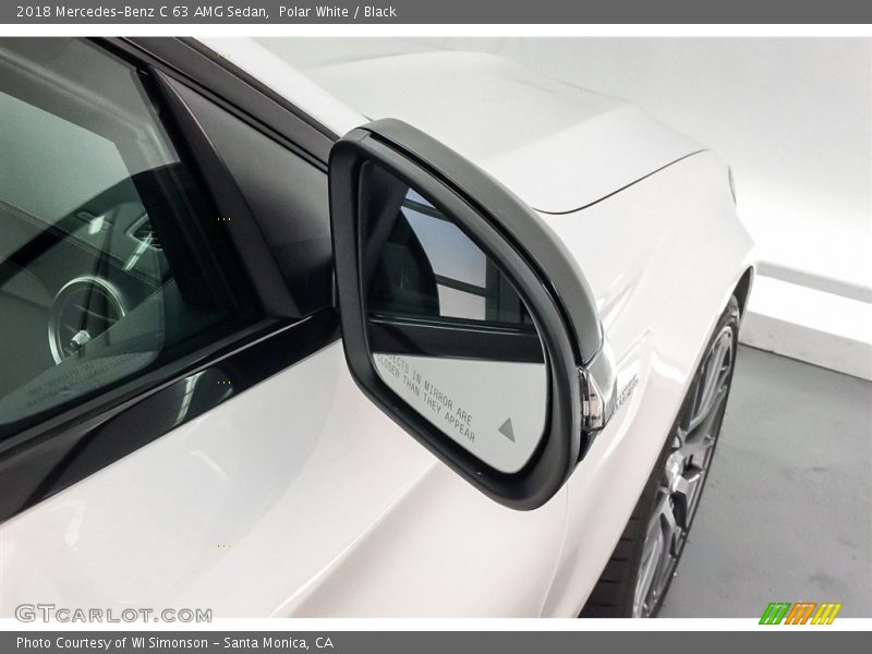 Polar White / Black 2018 Mercedes-Benz C 63 AMG Sedan