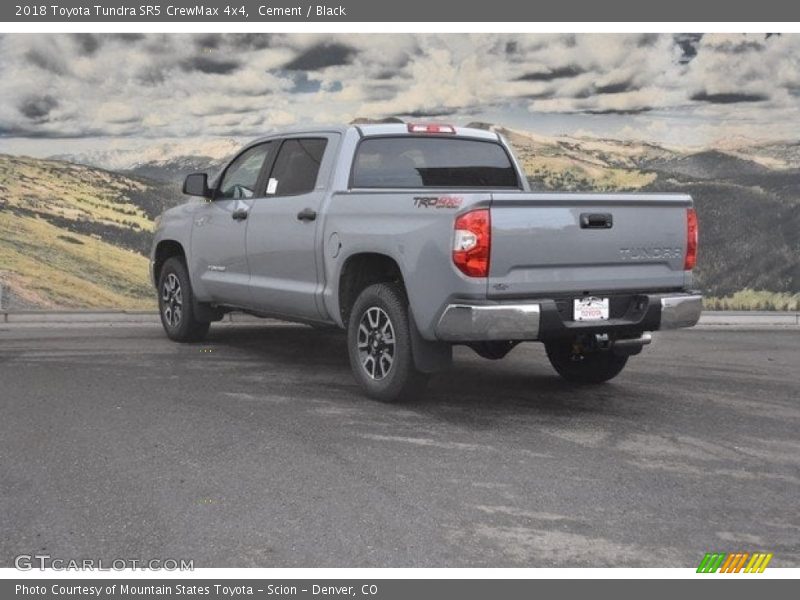 Cement / Black 2018 Toyota Tundra SR5 CrewMax 4x4