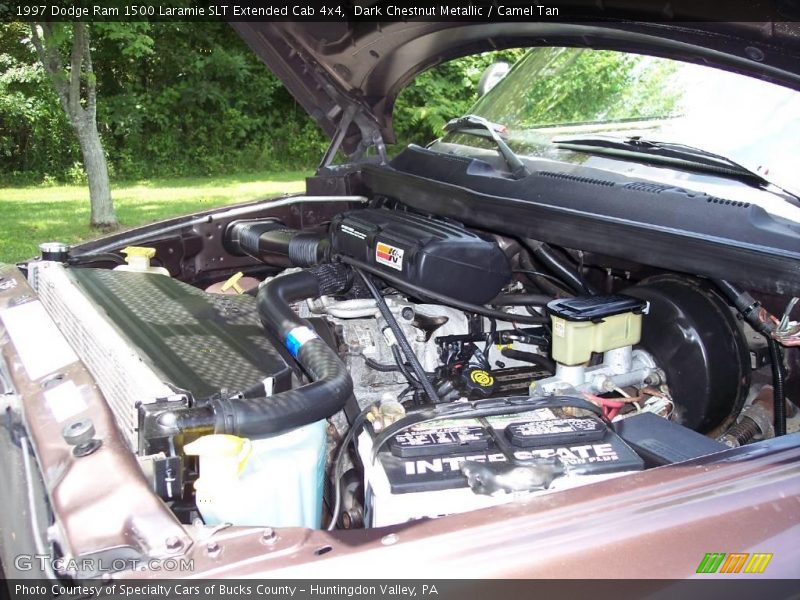 Dark Chestnut Metallic / Camel Tan 1997 Dodge Ram 1500 Laramie SLT Extended Cab 4x4