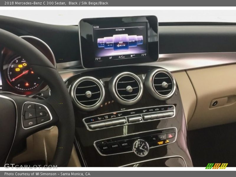 Black / Silk Beige/Black 2018 Mercedes-Benz C 300 Sedan