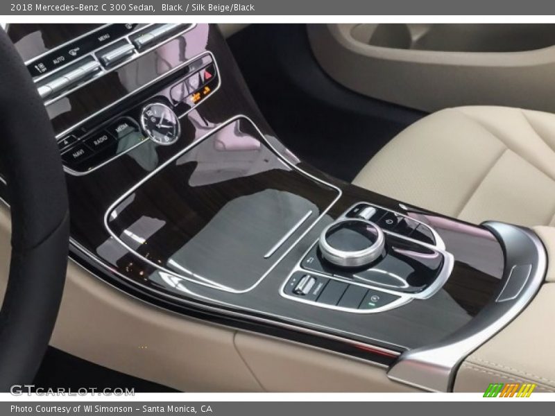 Black / Silk Beige/Black 2018 Mercedes-Benz C 300 Sedan