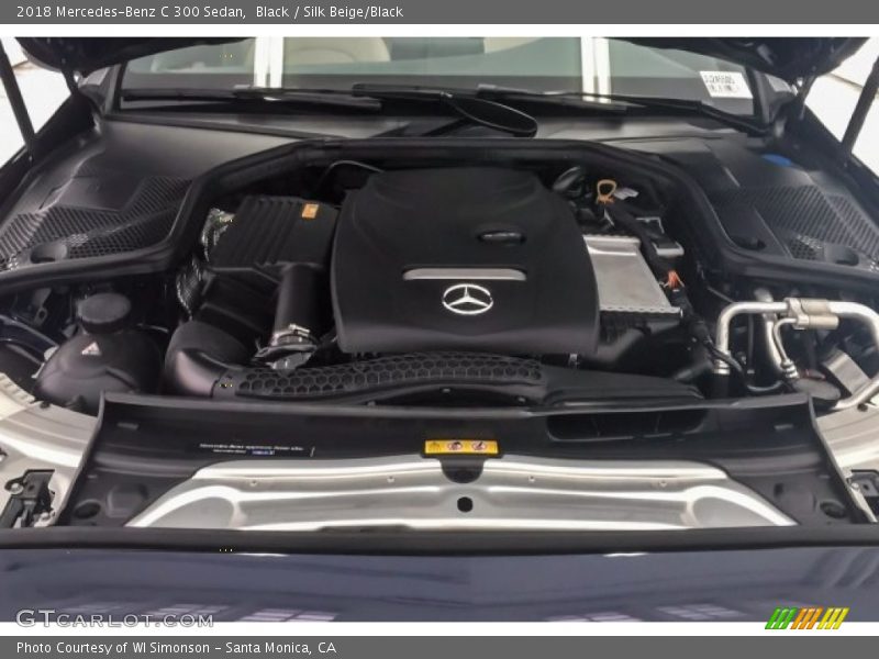 Black / Silk Beige/Black 2018 Mercedes-Benz C 300 Sedan