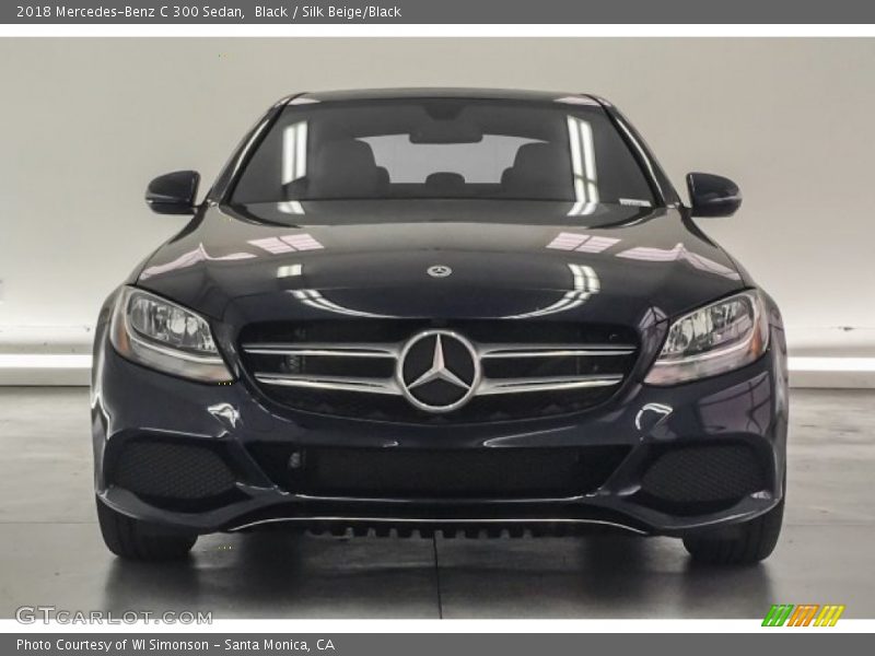 Black / Silk Beige/Black 2018 Mercedes-Benz C 300 Sedan