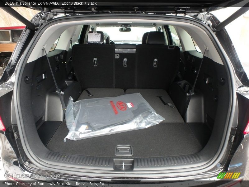 Ebony Black / Black 2018 Kia Sorento EX V6 AWD