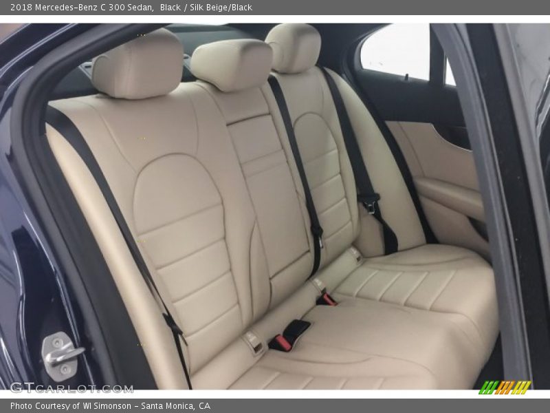 Black / Silk Beige/Black 2018 Mercedes-Benz C 300 Sedan