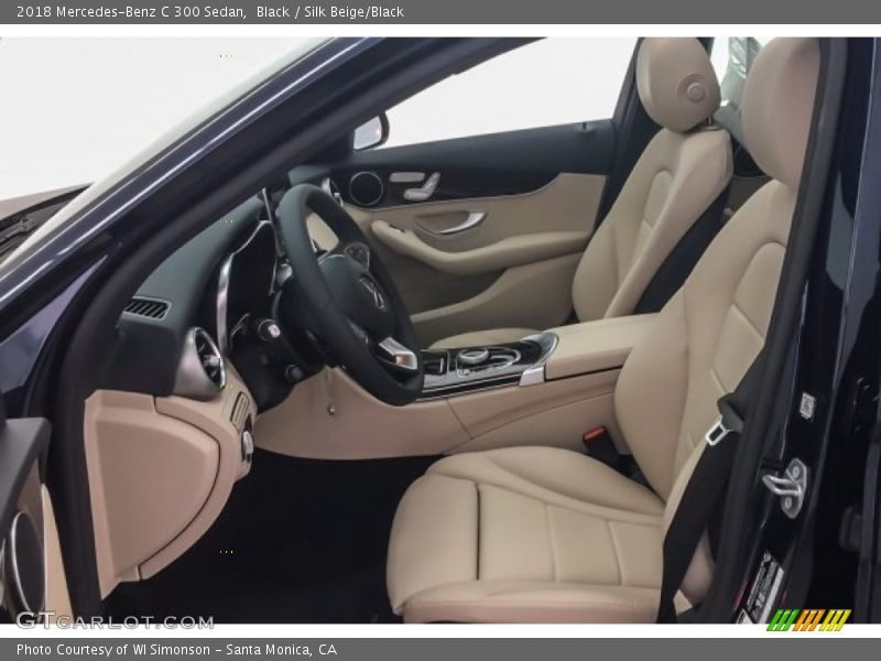 Black / Silk Beige/Black 2018 Mercedes-Benz C 300 Sedan