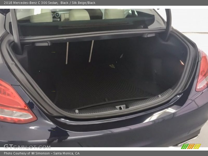 Black / Silk Beige/Black 2018 Mercedes-Benz C 300 Sedan