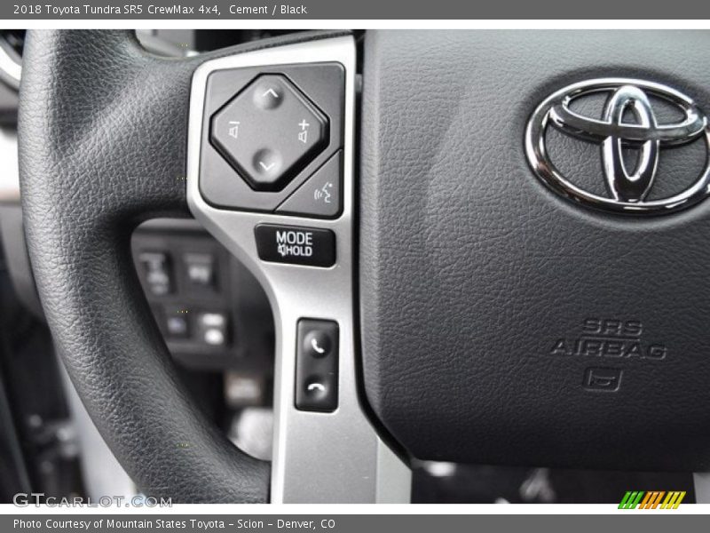 Cement / Black 2018 Toyota Tundra SR5 CrewMax 4x4