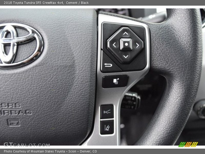 Cement / Black 2018 Toyota Tundra SR5 CrewMax 4x4