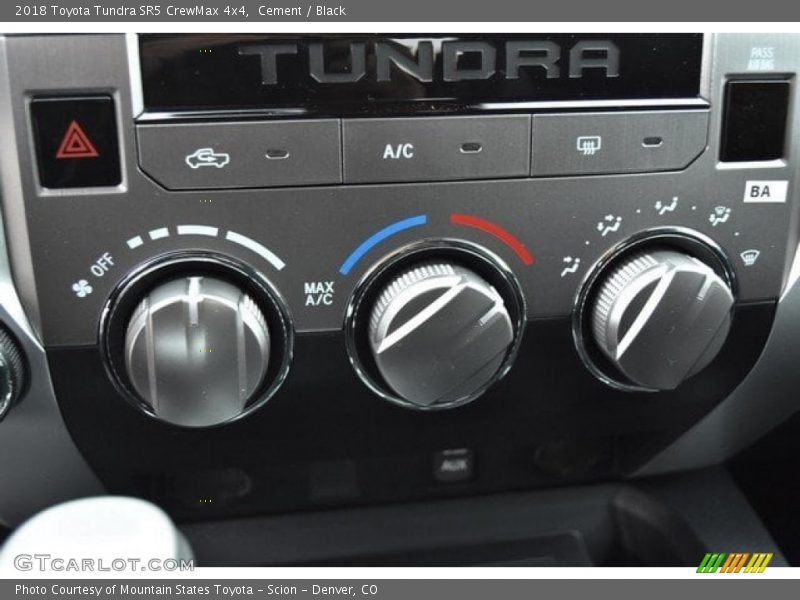 Cement / Black 2018 Toyota Tundra SR5 CrewMax 4x4