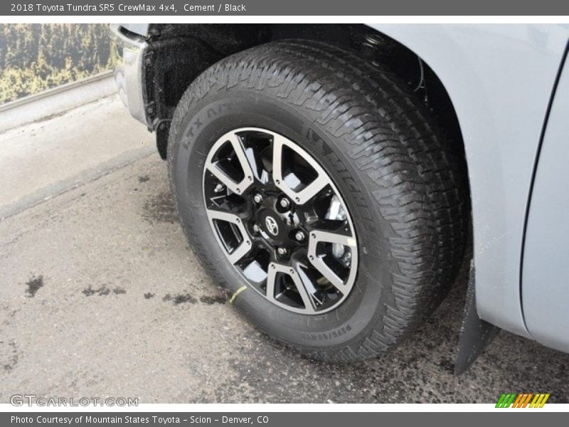Cement / Black 2018 Toyota Tundra SR5 CrewMax 4x4