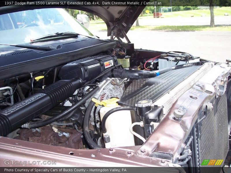 Dark Chestnut Metallic / Camel Tan 1997 Dodge Ram 1500 Laramie SLT Extended Cab 4x4