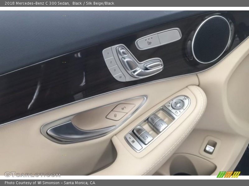 Black / Silk Beige/Black 2018 Mercedes-Benz C 300 Sedan