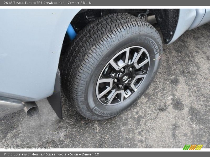 Cement / Black 2018 Toyota Tundra SR5 CrewMax 4x4