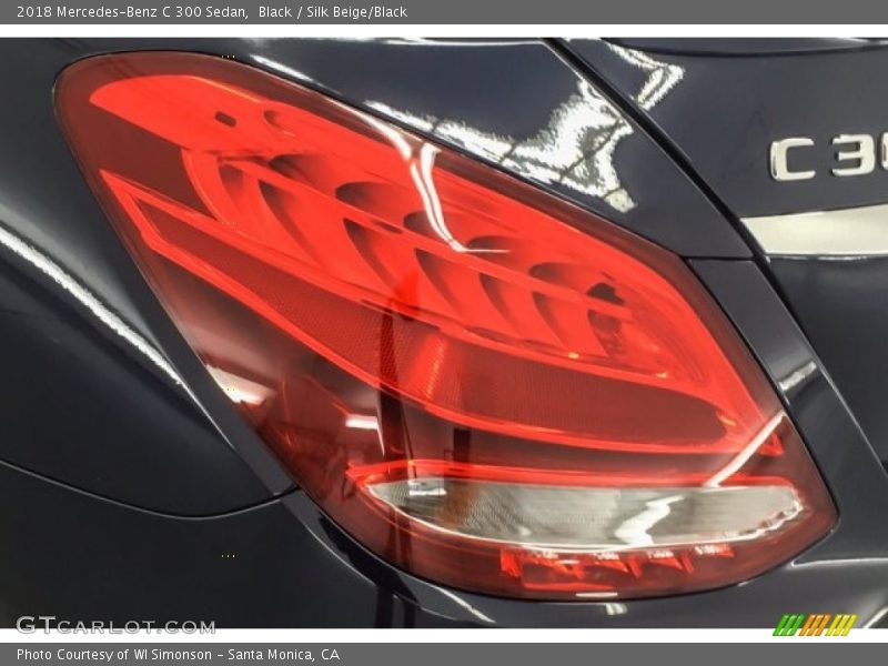 Black / Silk Beige/Black 2018 Mercedes-Benz C 300 Sedan