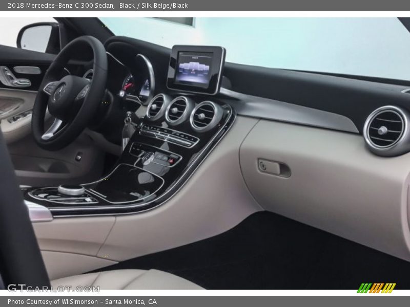 Black / Silk Beige/Black 2018 Mercedes-Benz C 300 Sedan