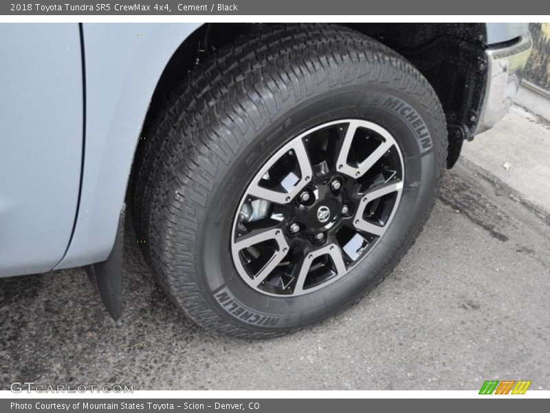 Cement / Black 2018 Toyota Tundra SR5 CrewMax 4x4