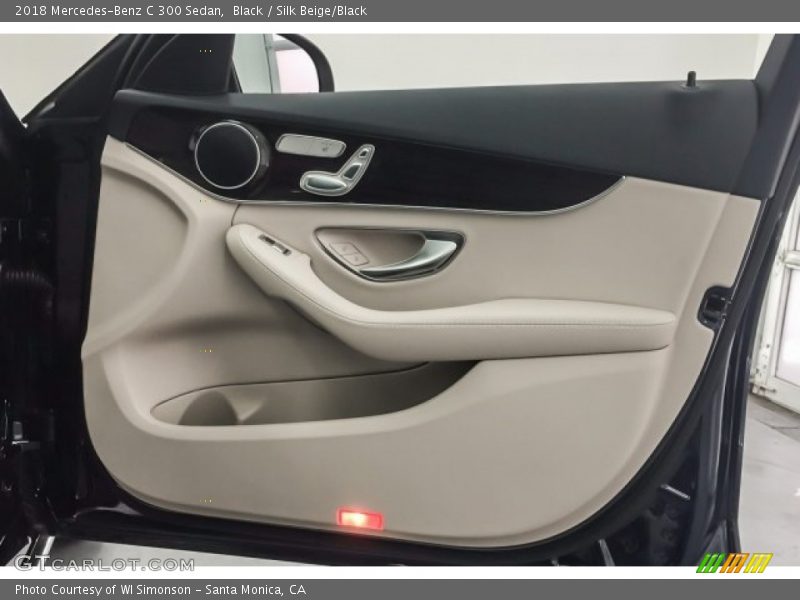 Black / Silk Beige/Black 2018 Mercedes-Benz C 300 Sedan