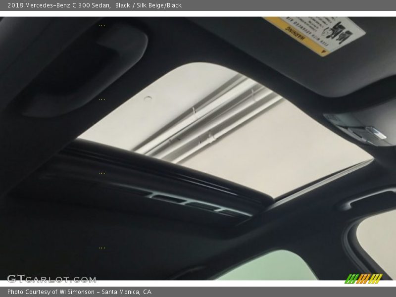 Black / Silk Beige/Black 2018 Mercedes-Benz C 300 Sedan