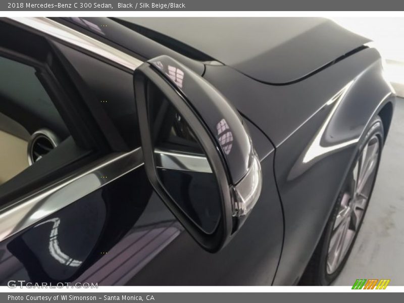 Black / Silk Beige/Black 2018 Mercedes-Benz C 300 Sedan
