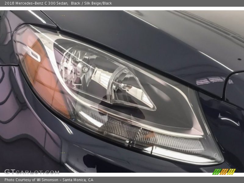 Black / Silk Beige/Black 2018 Mercedes-Benz C 300 Sedan
