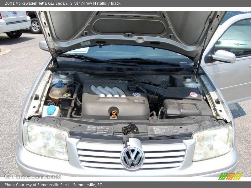 Silver Arrow Metallic / Black 2001 Volkswagen Jetta GLS Sedan