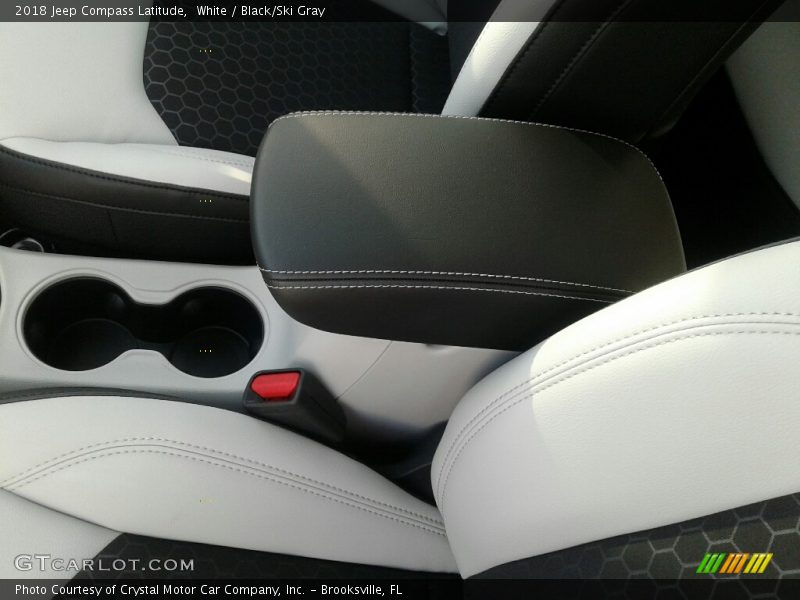 White / Black/Ski Gray 2018 Jeep Compass Latitude